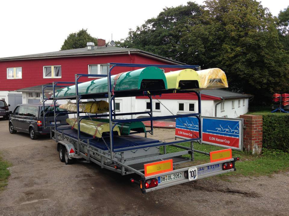 Die ersten Boote sind da